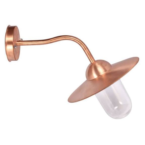 Belongil Deco Wall Light, Copper