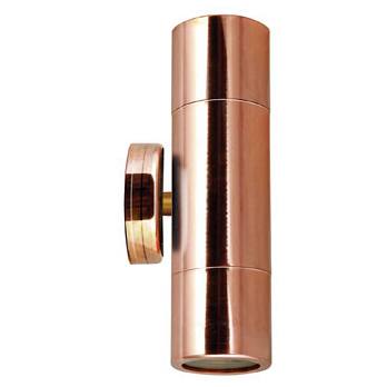 Stradbroke Up & Down Wall Light, Copper