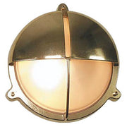 Queenscliff Bunker Light, Brass & Sandblast Glass