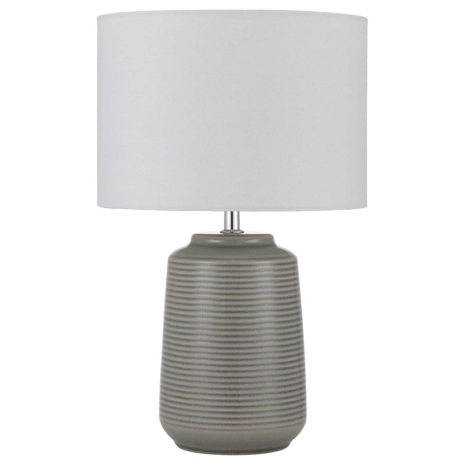 Anni Table Lamp, Grey, White