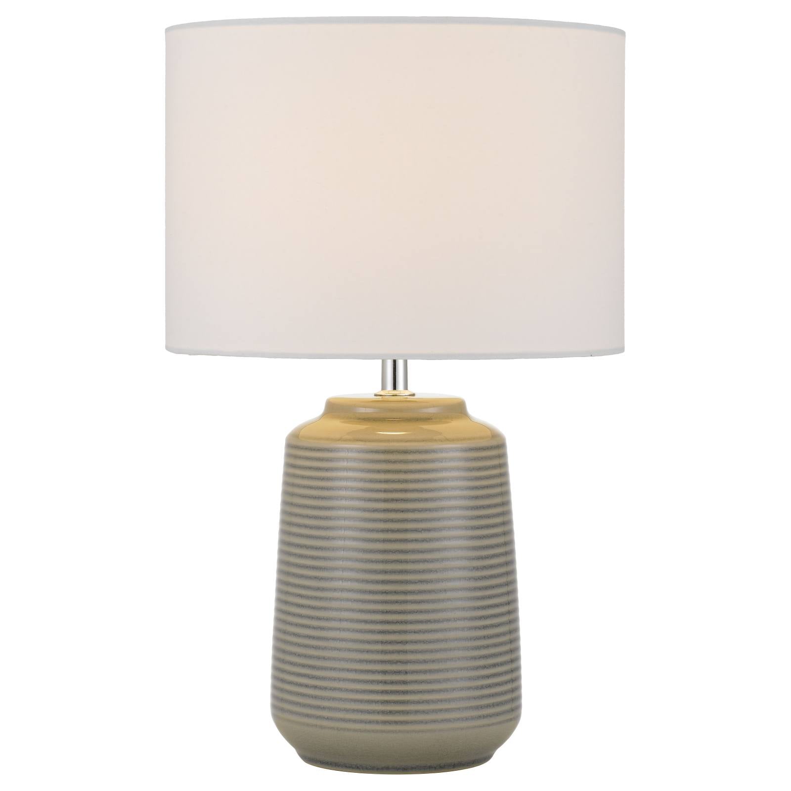 Anni Table Lamp, Grey, White