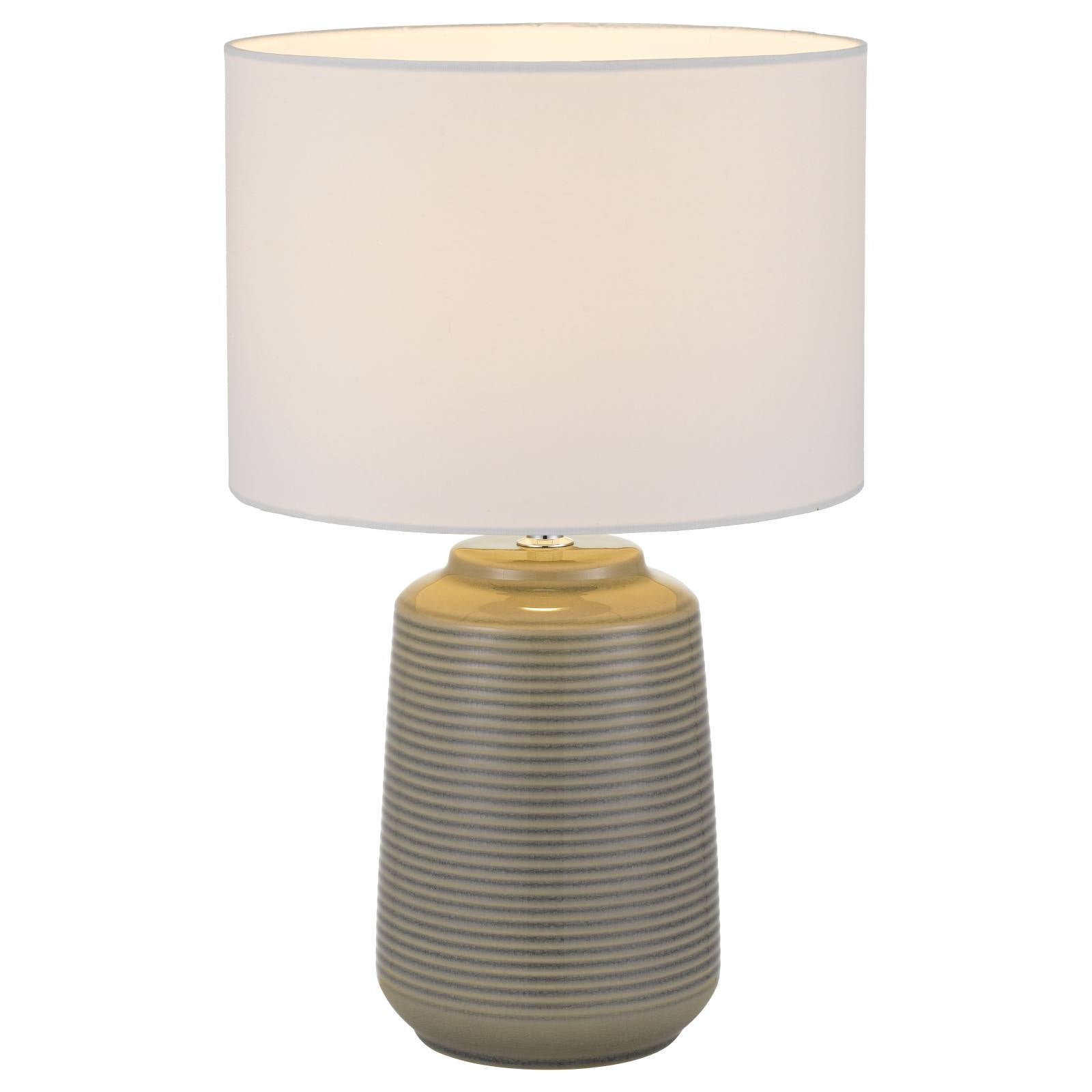 Anni Table Lamp, Grey, White