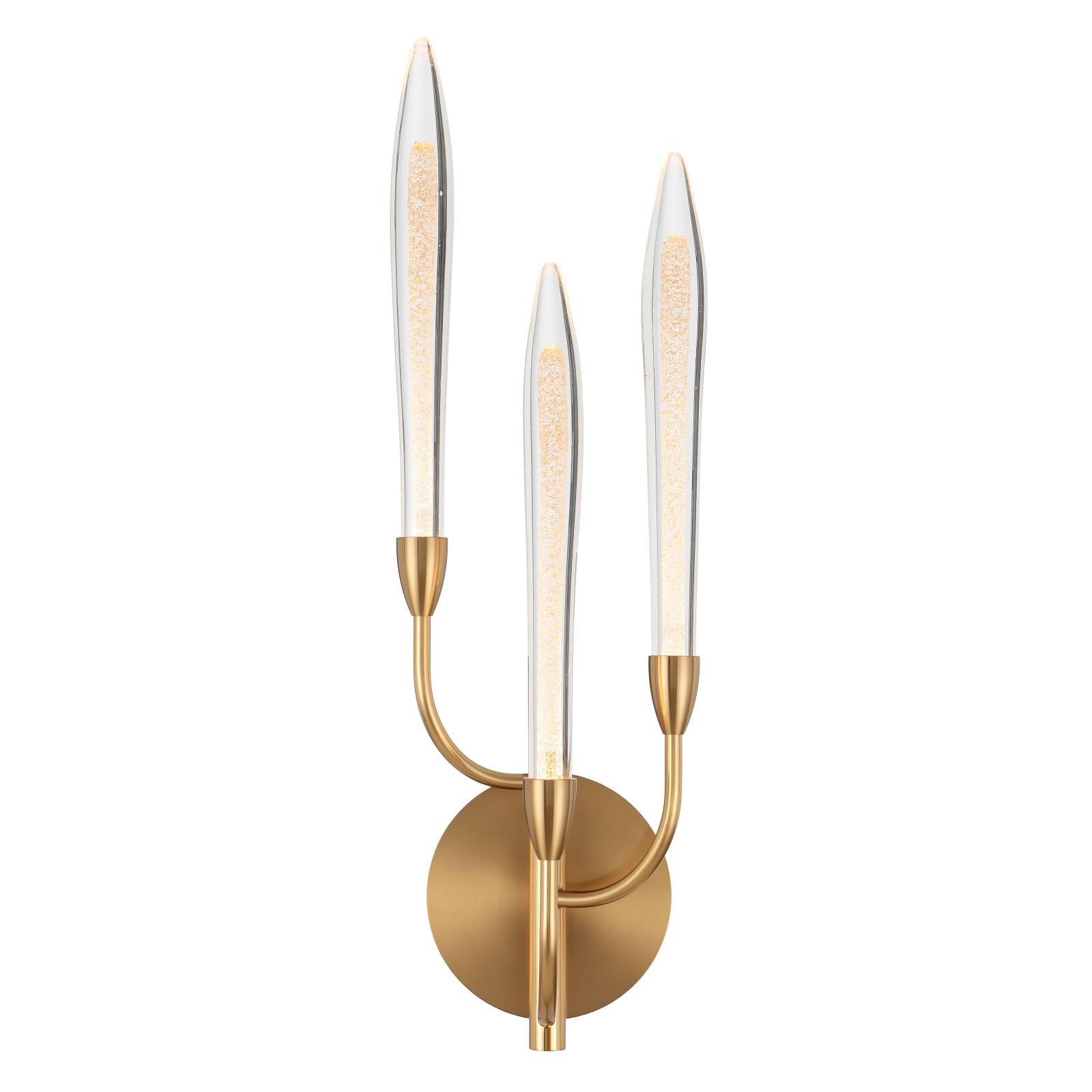 Archer 3 Lights Wall, Antique Gold