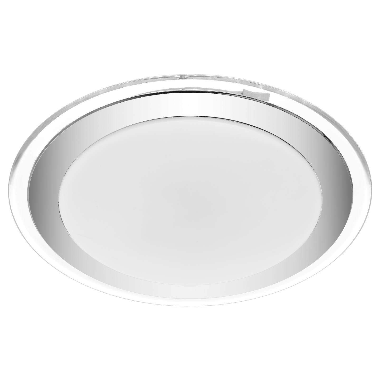 Astrid 33cm 18W Led Oyster, Satin, Silver, Chrome