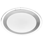 Astrid 33cm 18W Led Oyster, Satin, Silver