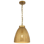 Aydin 28cm Pendant Light, Antique Brass