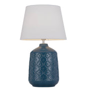 Baci Table Lamp, Blue