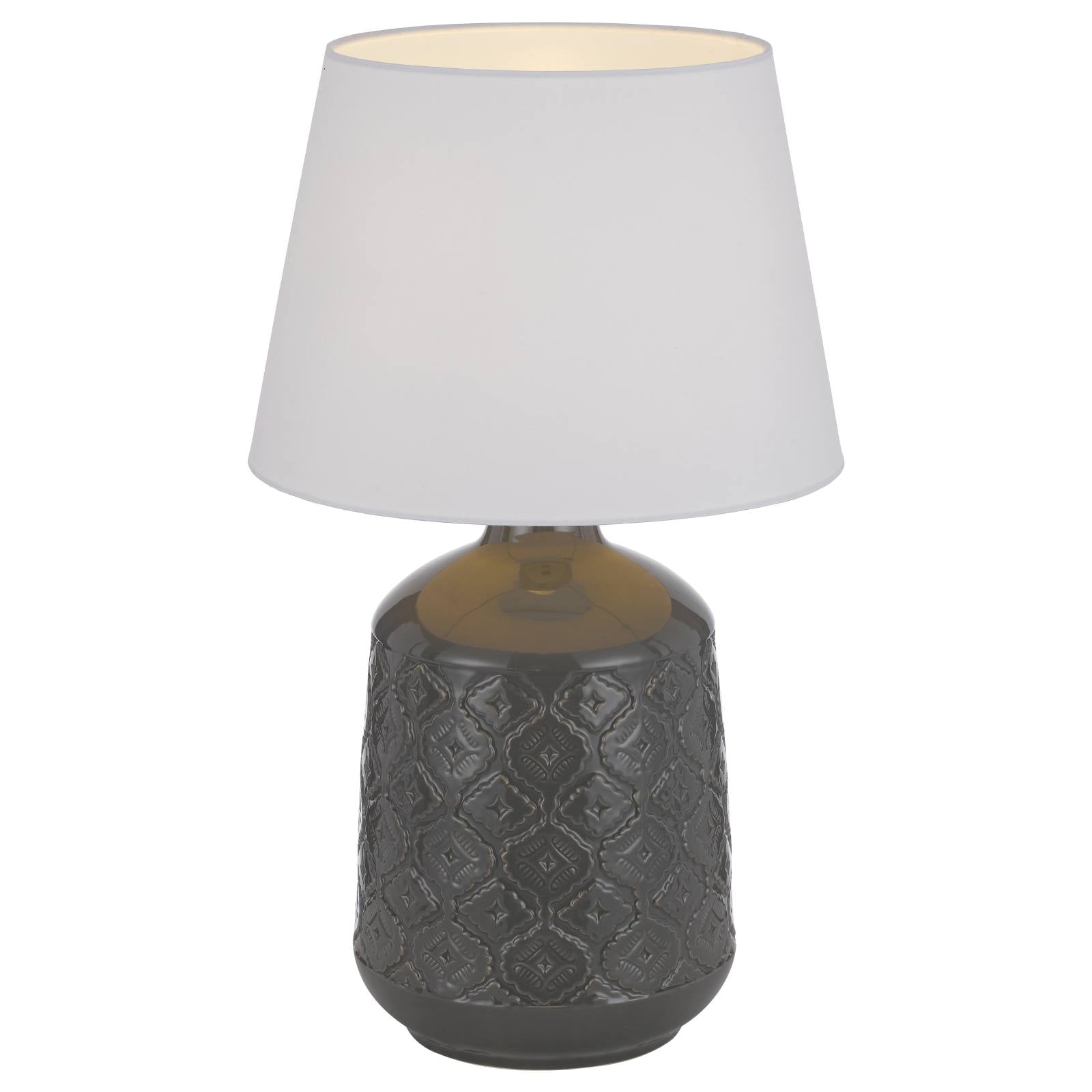 Baci Table Lamp, Grey
