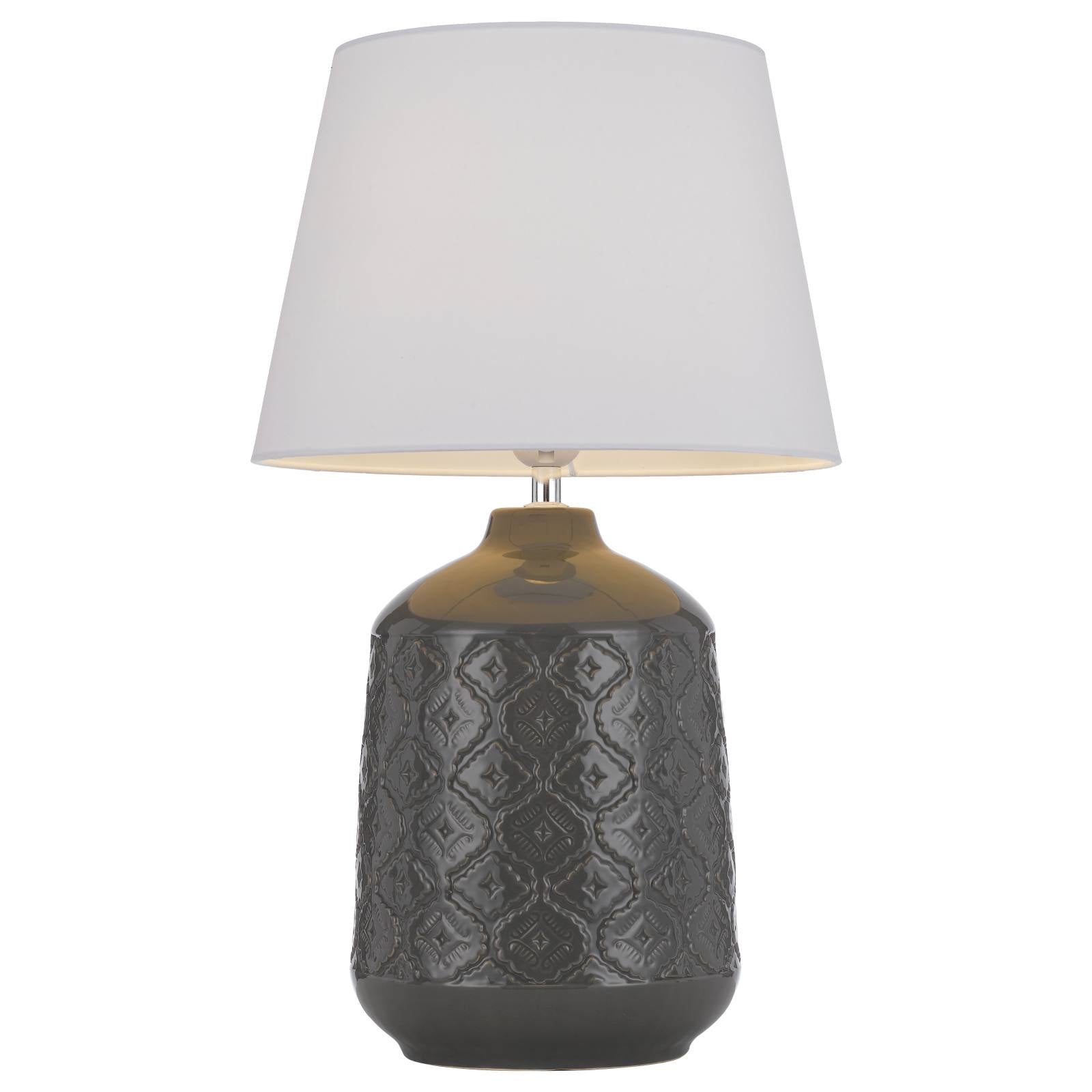 Baci Table Lamp, Grey