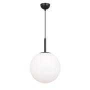 Bally 12 Pendant, Black, Opal Matte