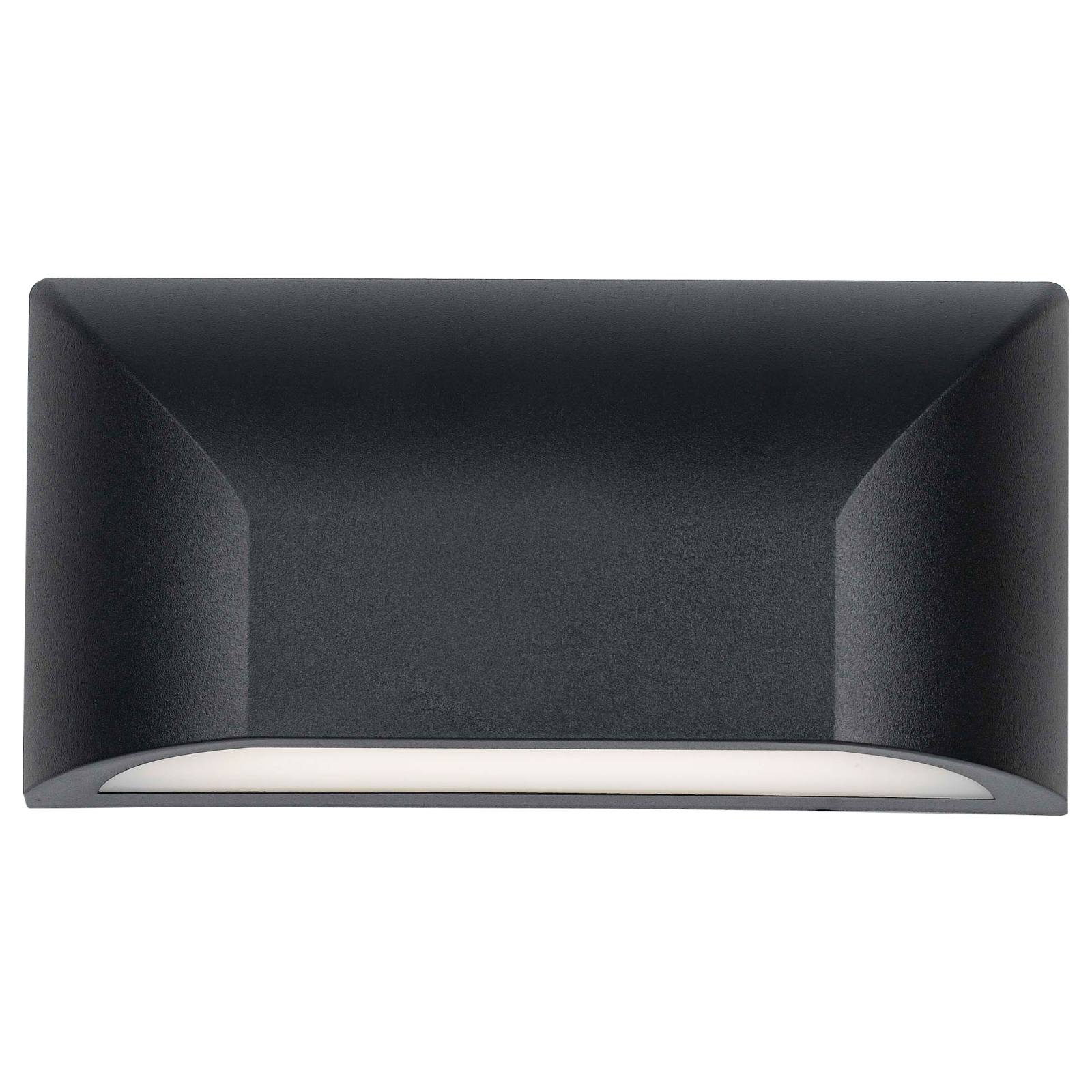 Bloc Exterior Led Wall Light, Black