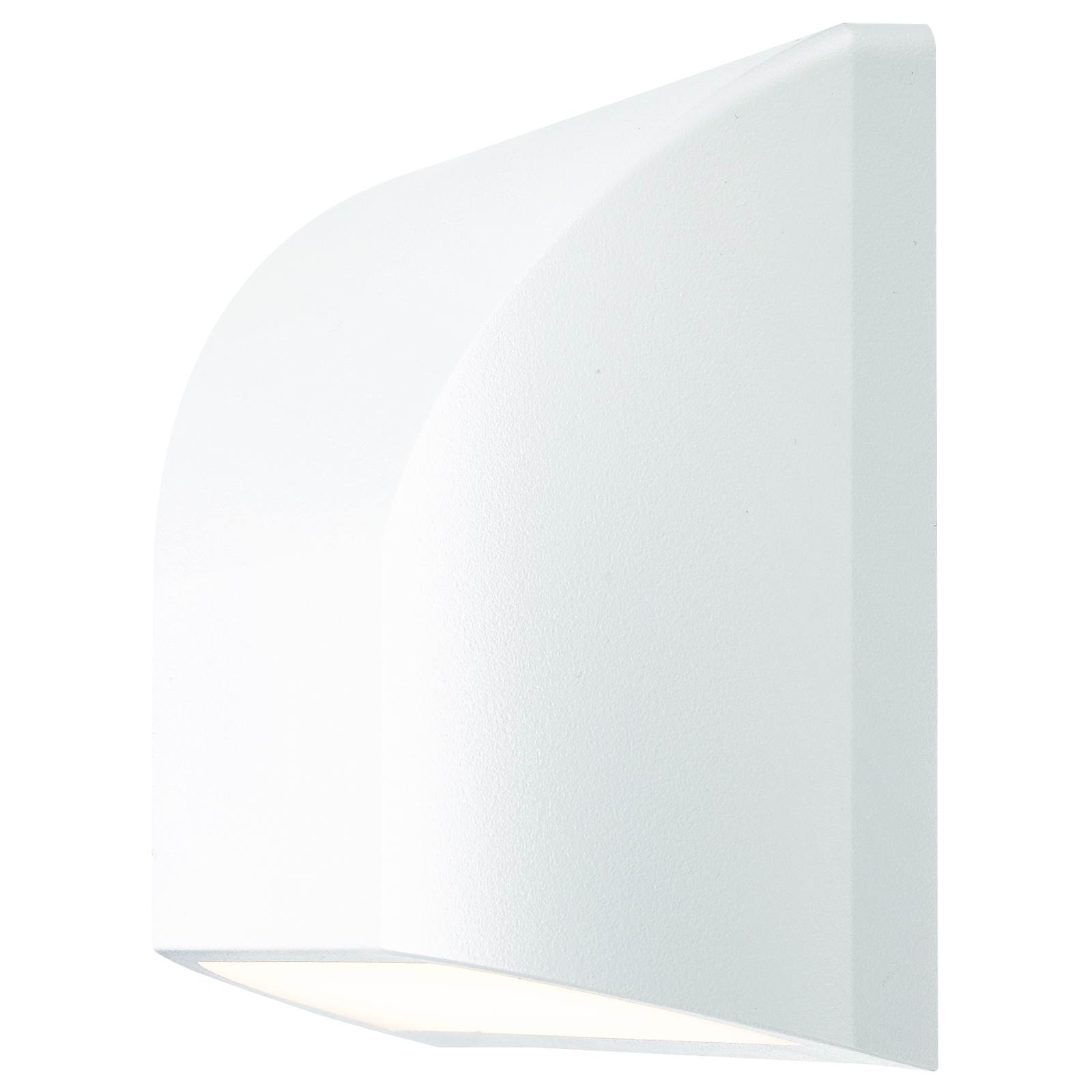 Bloc Exterior Led Wall Light, White