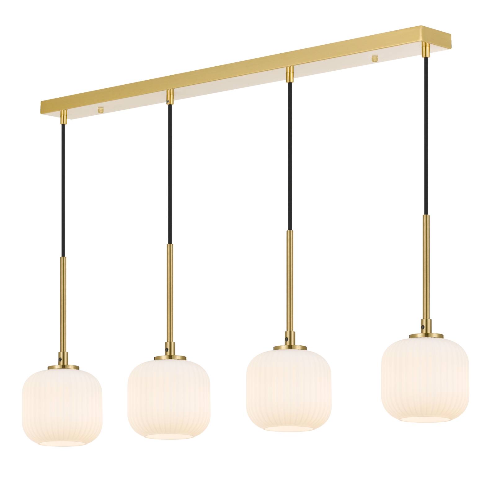 Bobo 4 Pendant, Antique Gold, Opal Matte