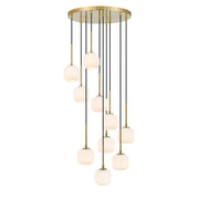 Bobo 10 Pendant, Antique Gold, Opal Matte