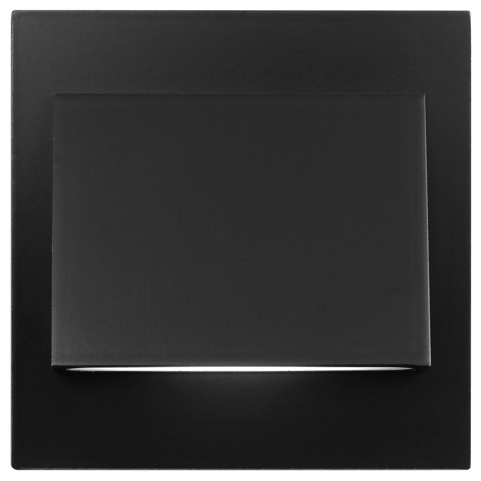 Brea Square Stair Light Black, Yellow