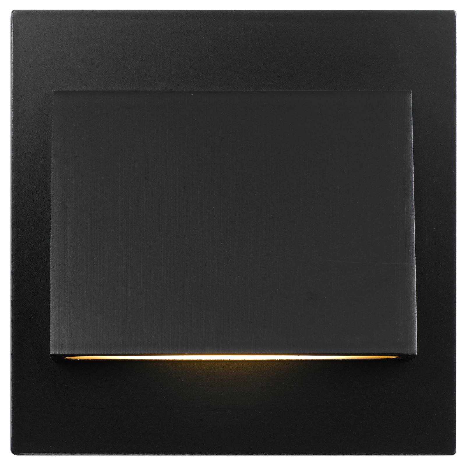 Brea Square Stair Light Black, Yellow