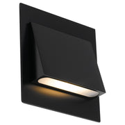 Brea Square Stair Light Black, Yellow