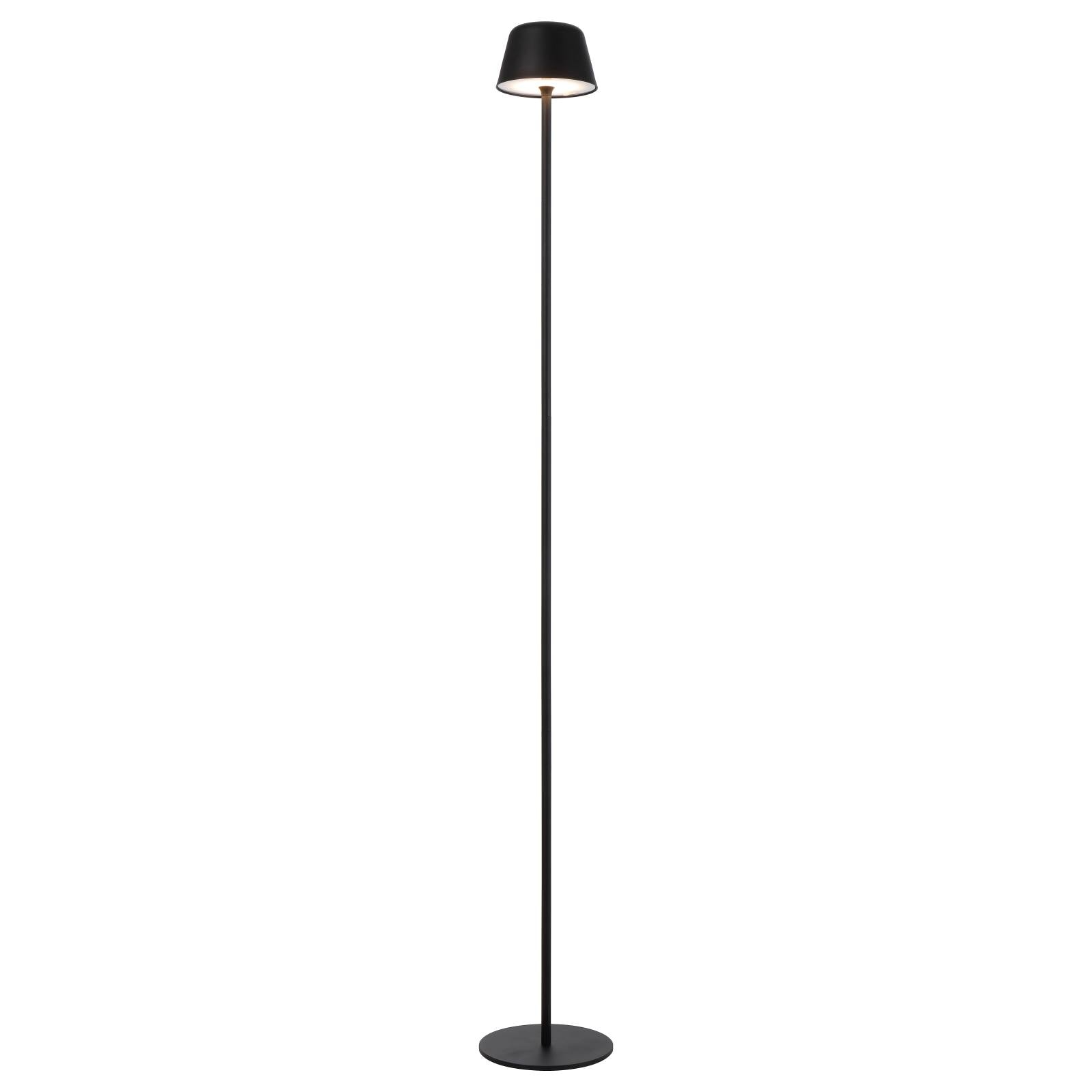 Briana Rechargeable Floor Lamp, Black