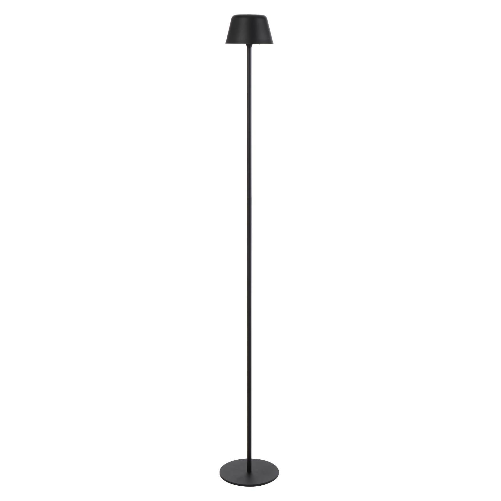 Briana Rechargeable Floor Lamp, Black