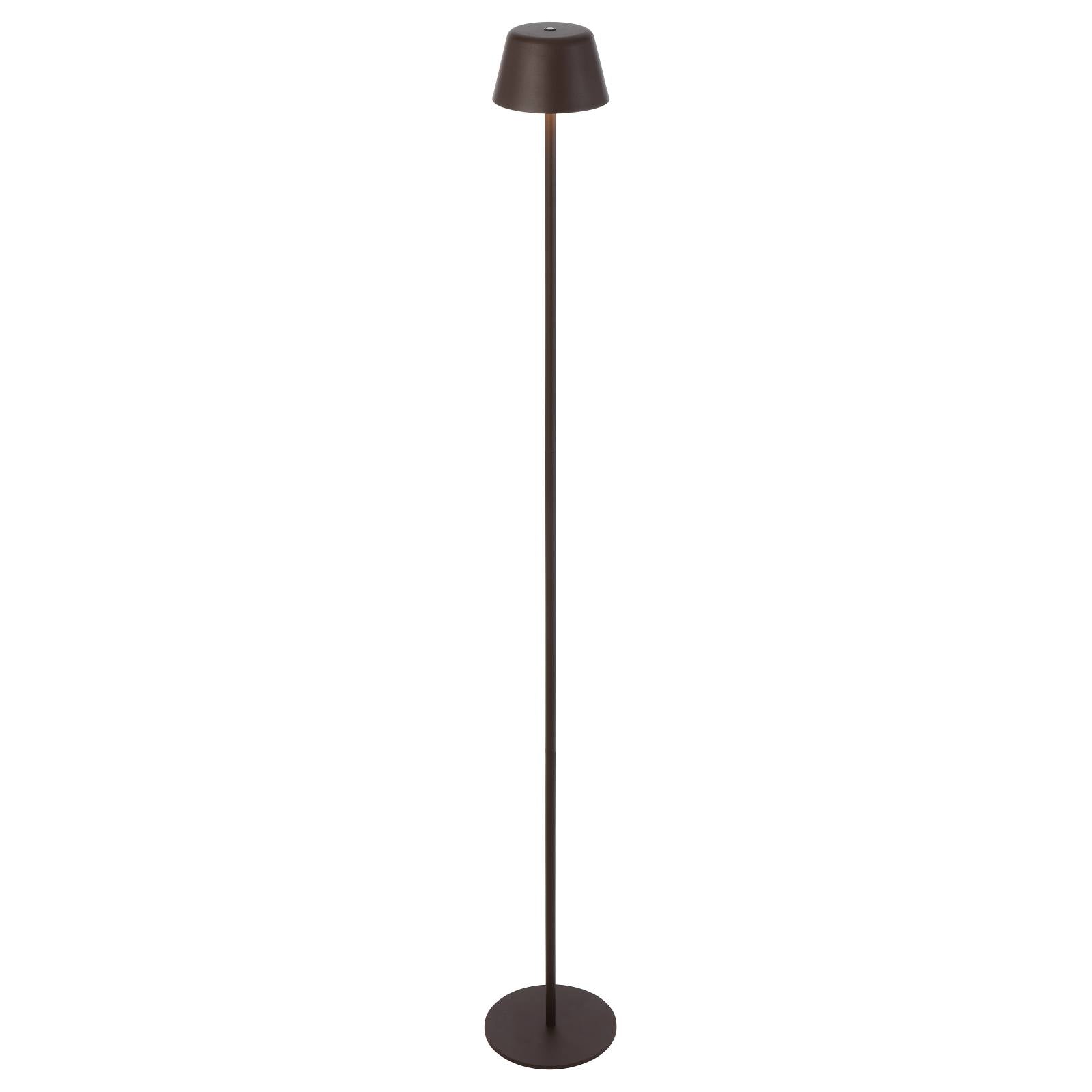 Briana Rechargeable Floor Lamp, Brown