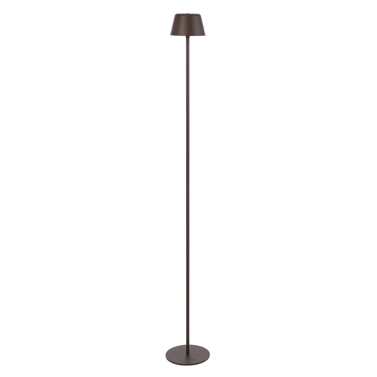 Briana Rechargeable Floor Lamp, Brown