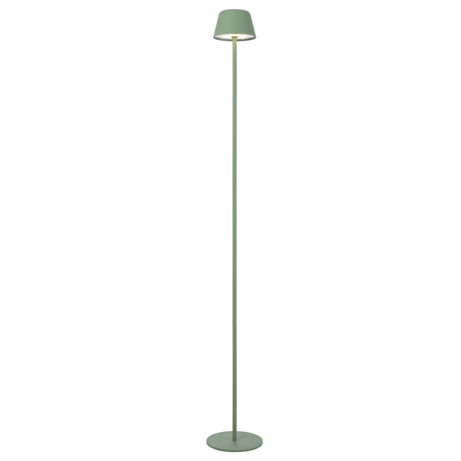 Briana Rechargeable Floor Lamp, Green
