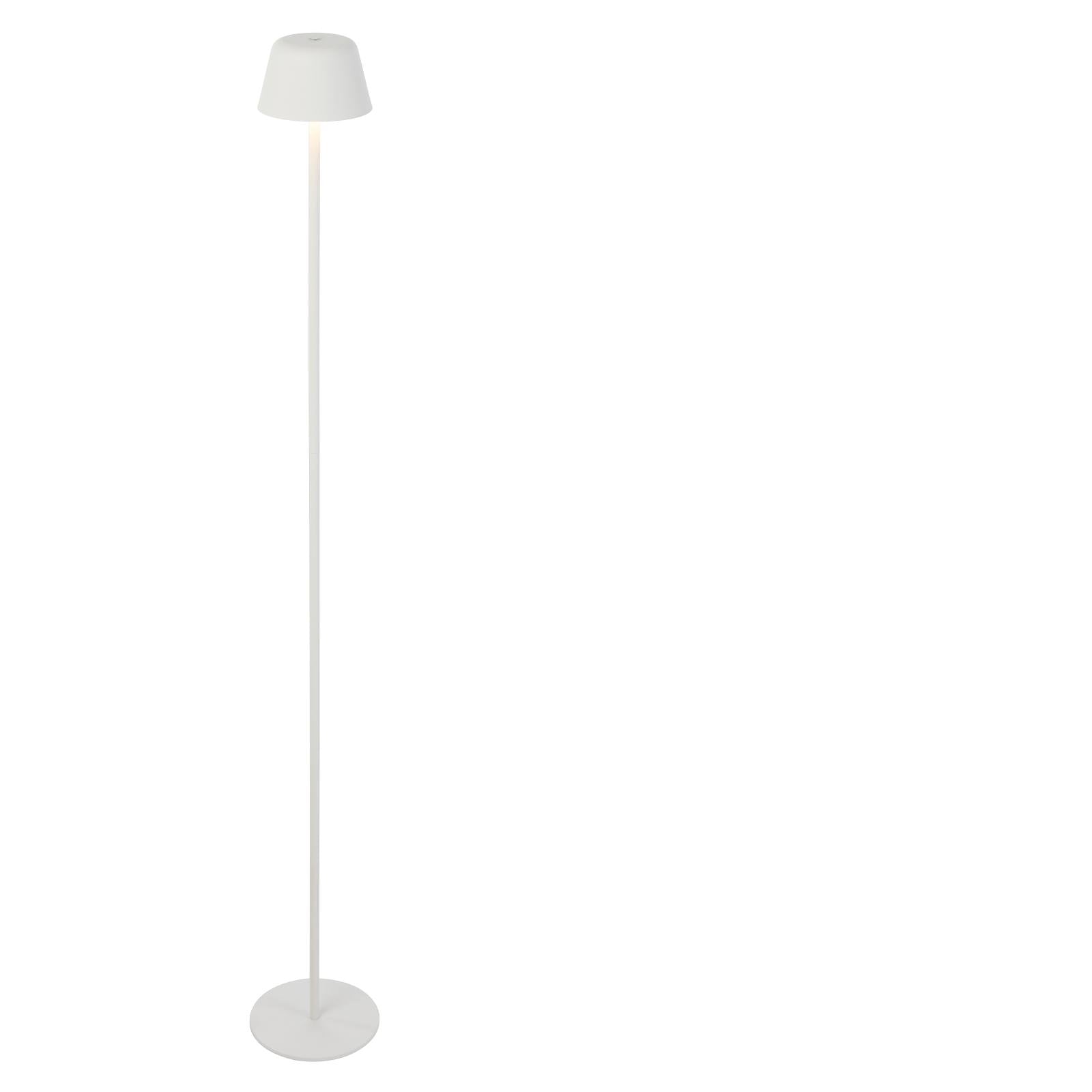 Briana Rechargeable Floor Lamp, White