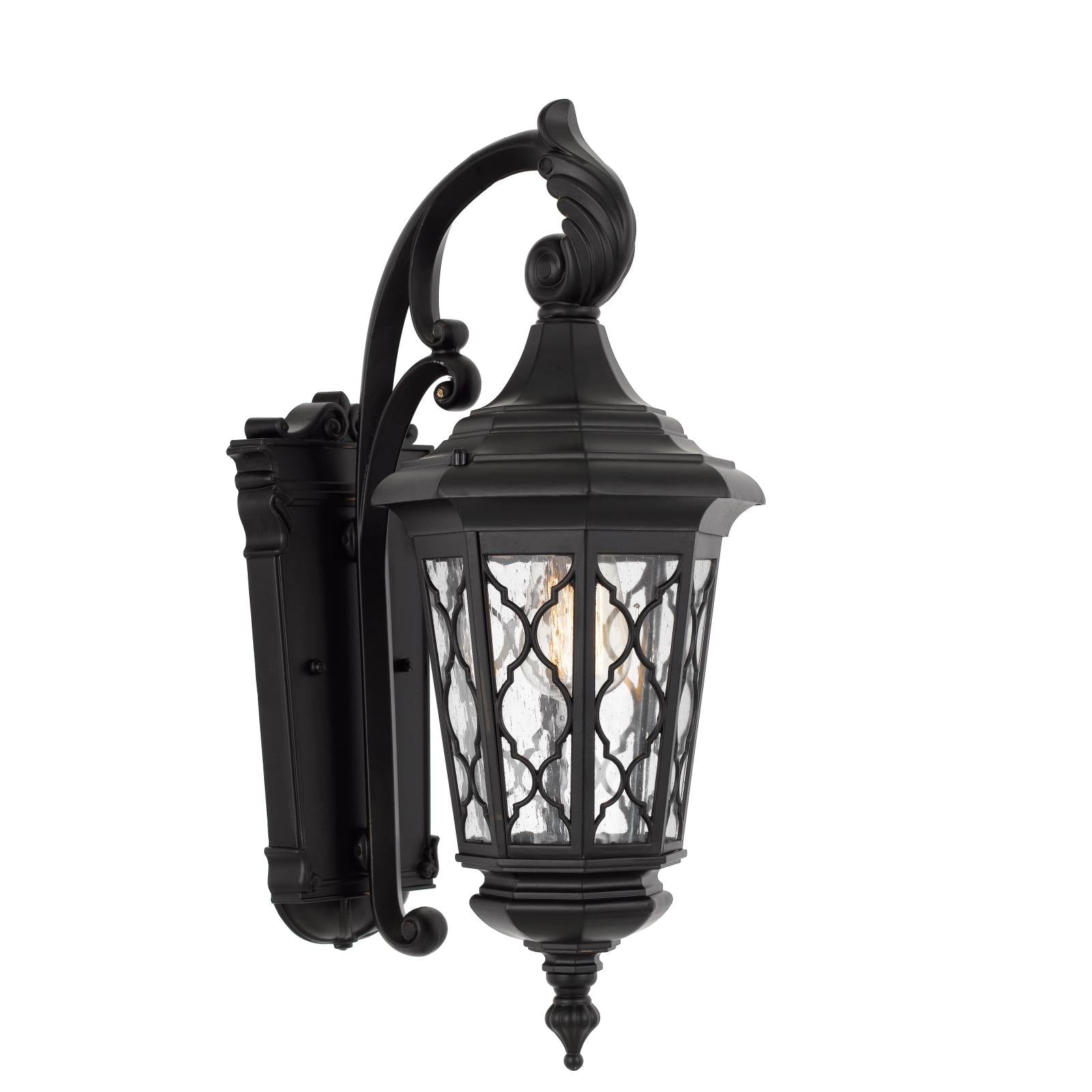 Brinley 28 Exterior Wall Bracket, Black