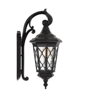 Brinley 28 Exterior Wall Bracket, Black