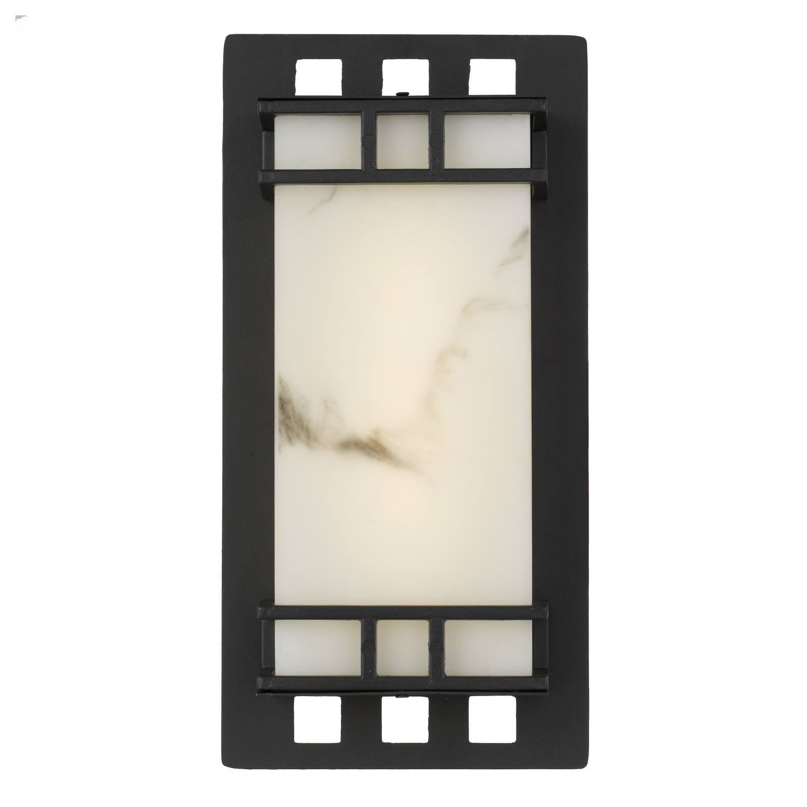 Burch Exterior Wall Light, Black Sand