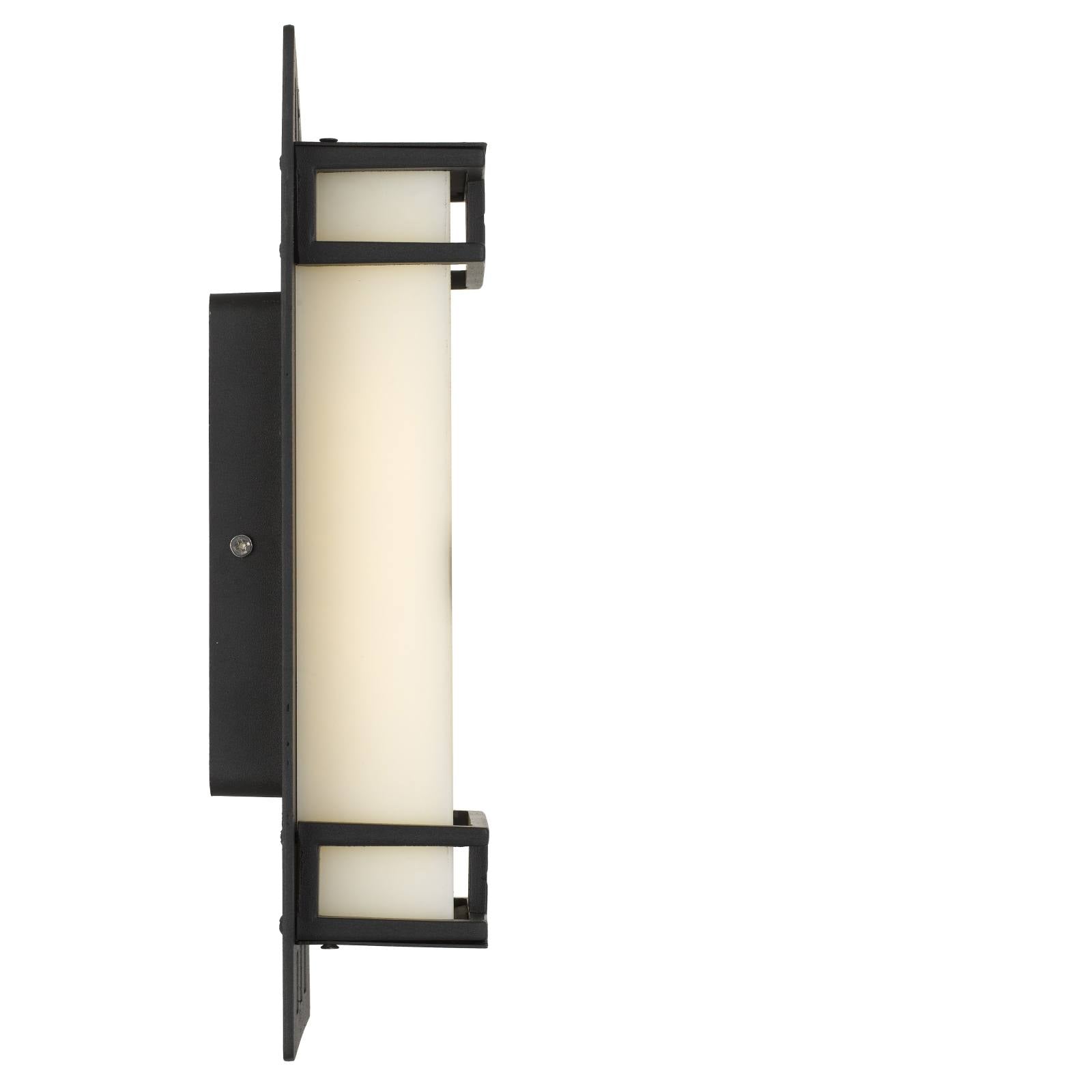 Burch Exterior Wall Light, Black Sand