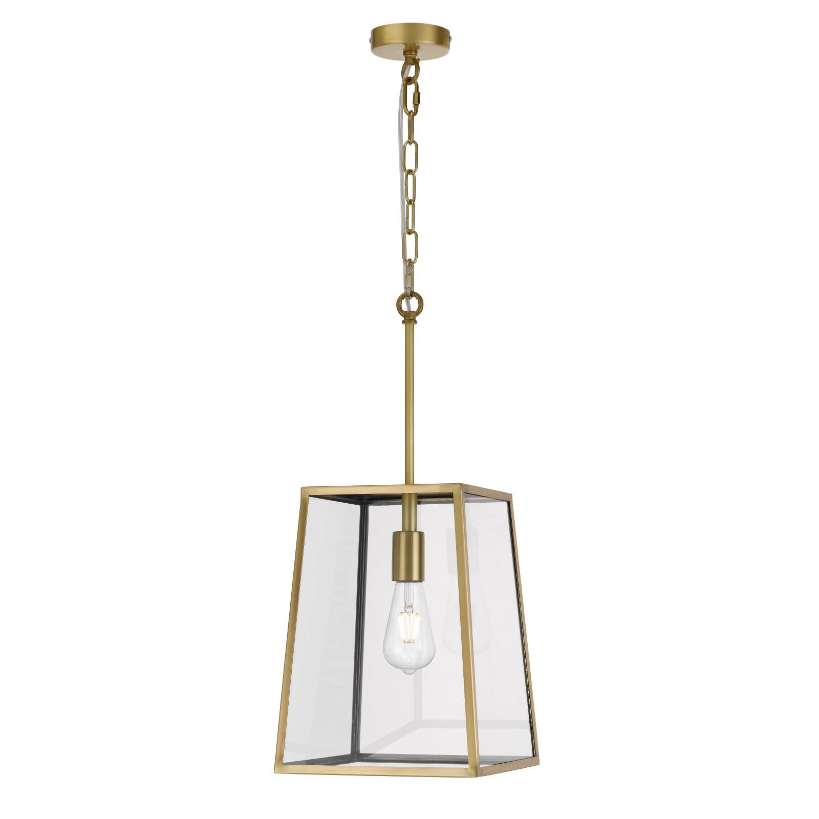 Cantena Large 25cm Pendant, Antique Brass