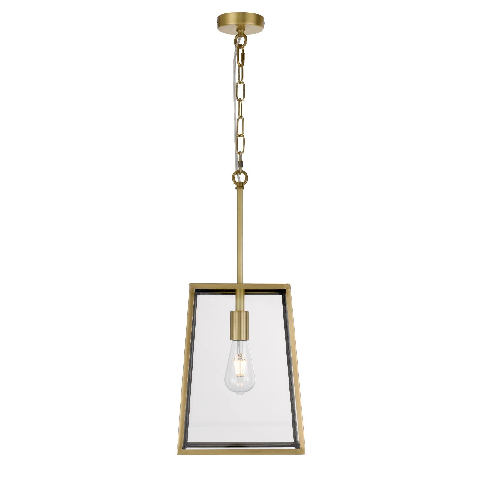 Cantena Large 25cm Pendant, Antique Brass