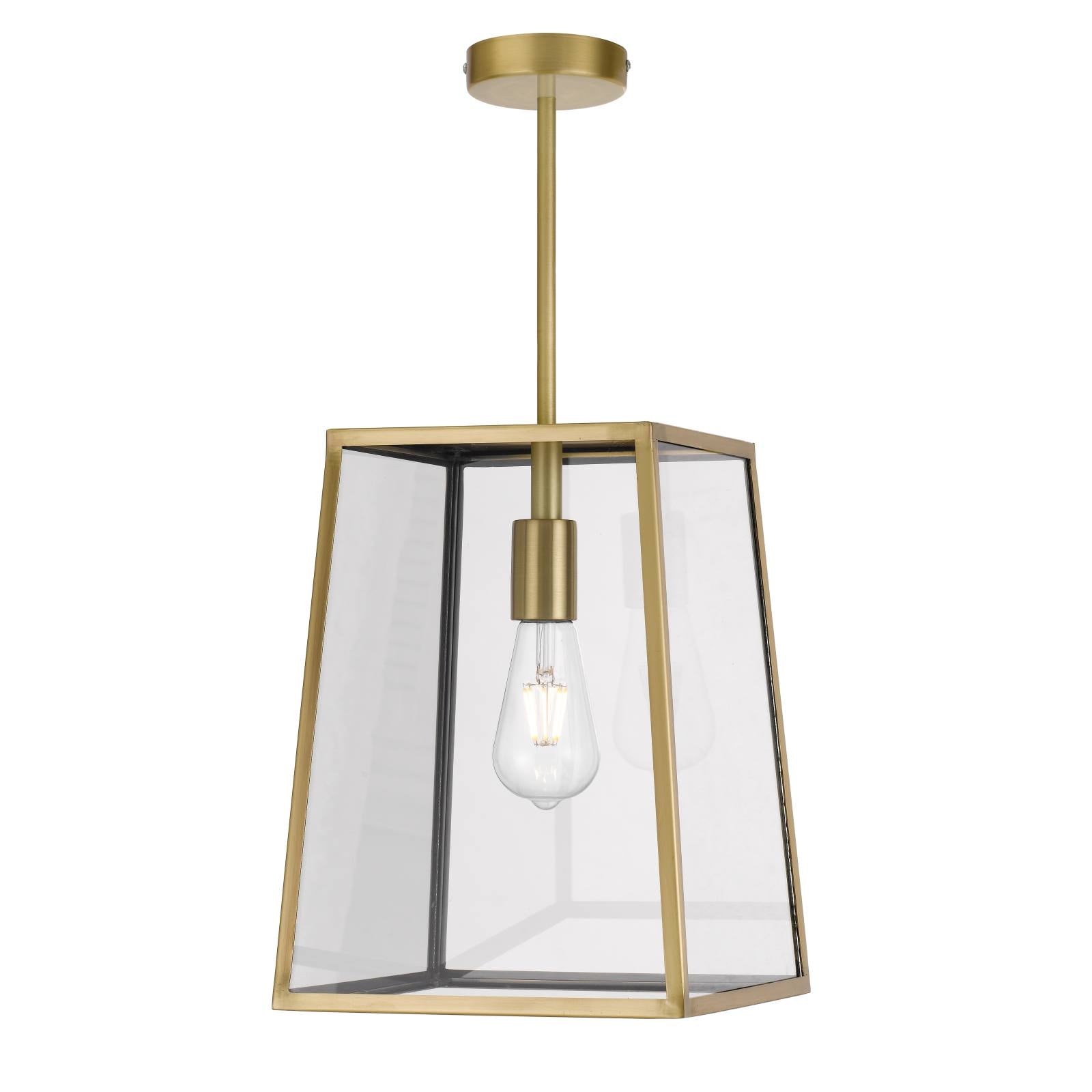 Cantena Large 25cm Pendant, Antique Brass