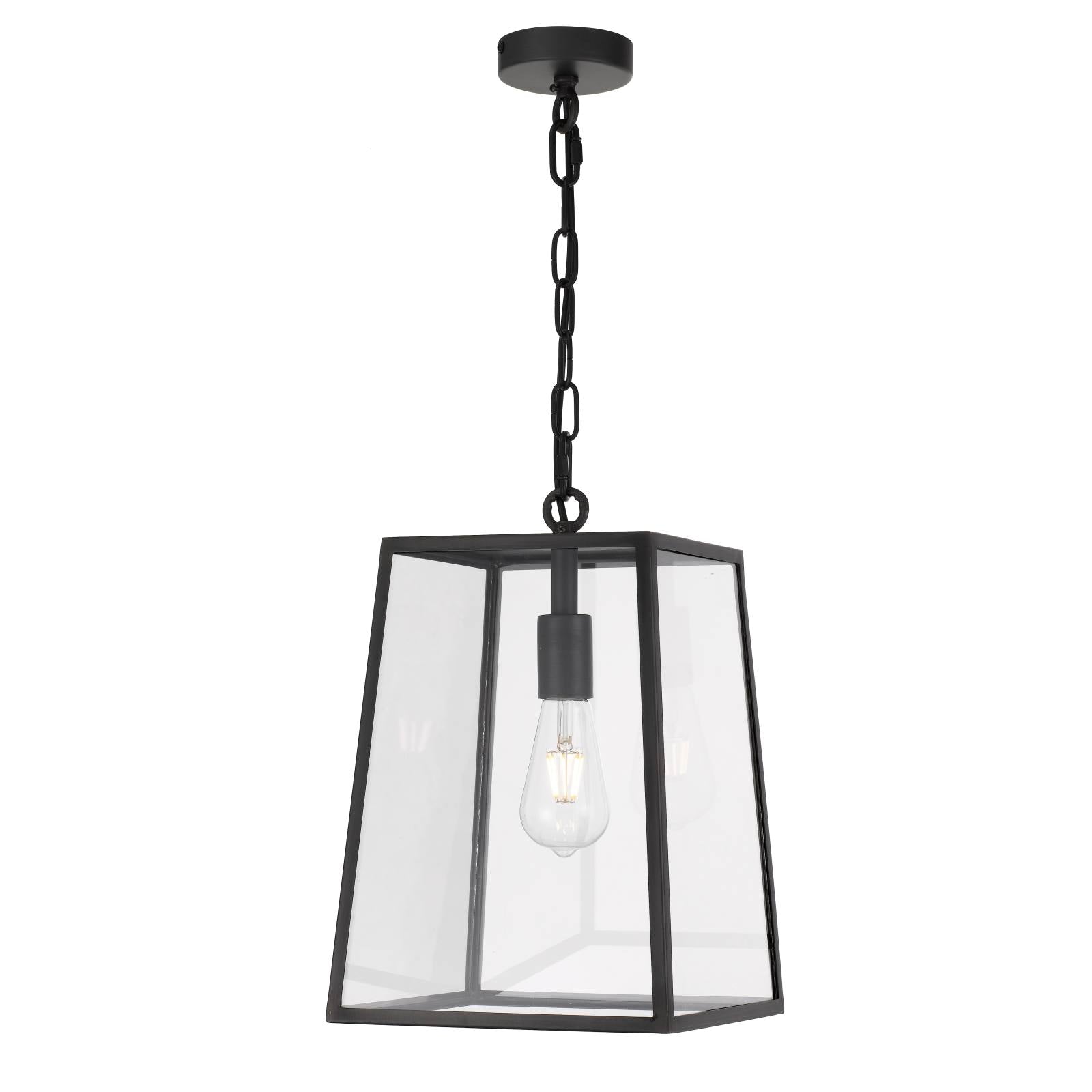 Cantena Large 25cm Pendant, Black