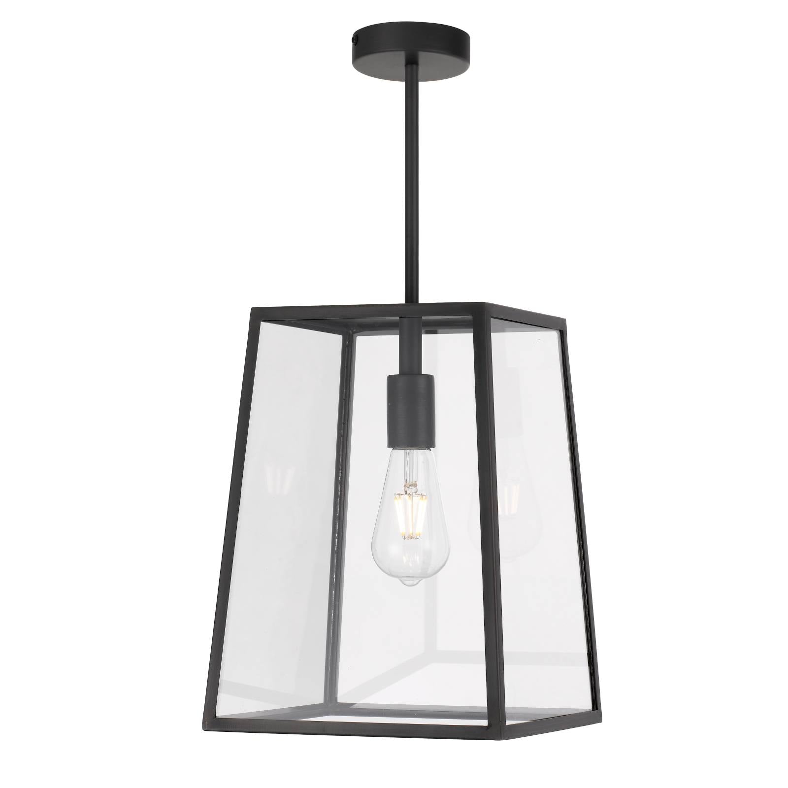 Cantena Large 25cm Pendant, Black