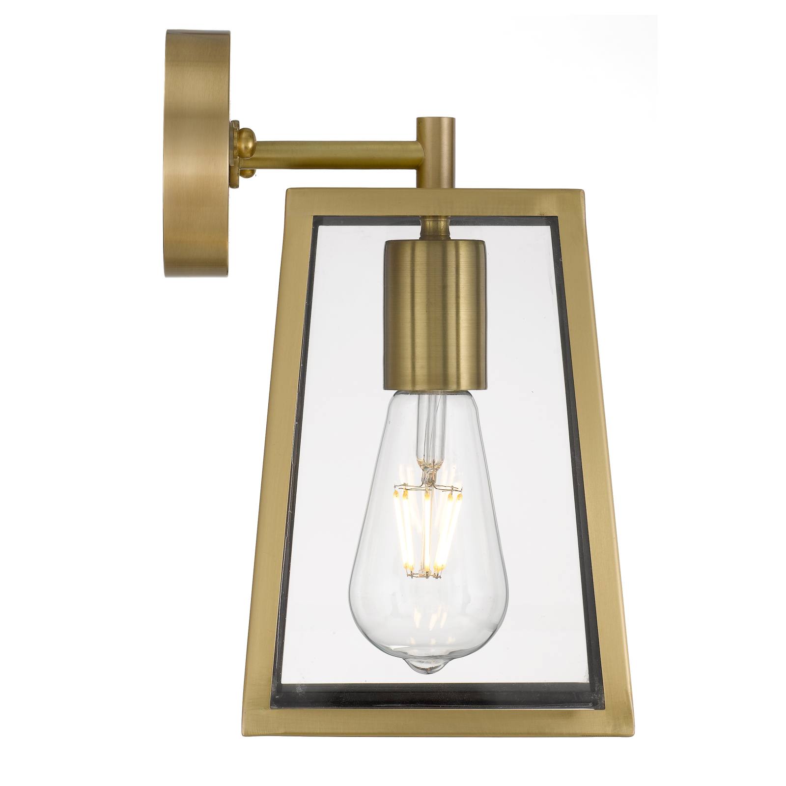 Cantena 15 Wall Light, Antique Brass