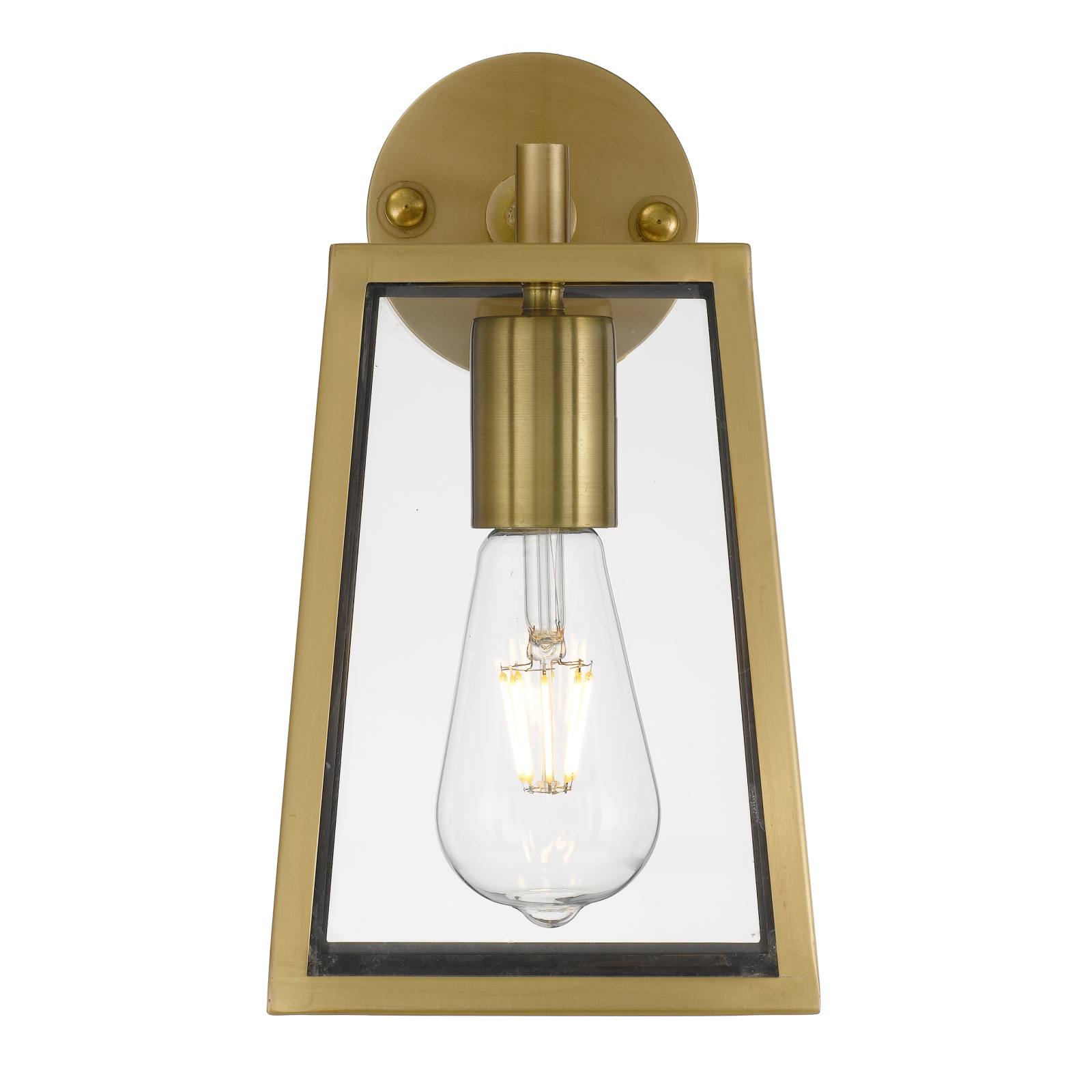 Cantena 15 Wall Light, Antique Brass