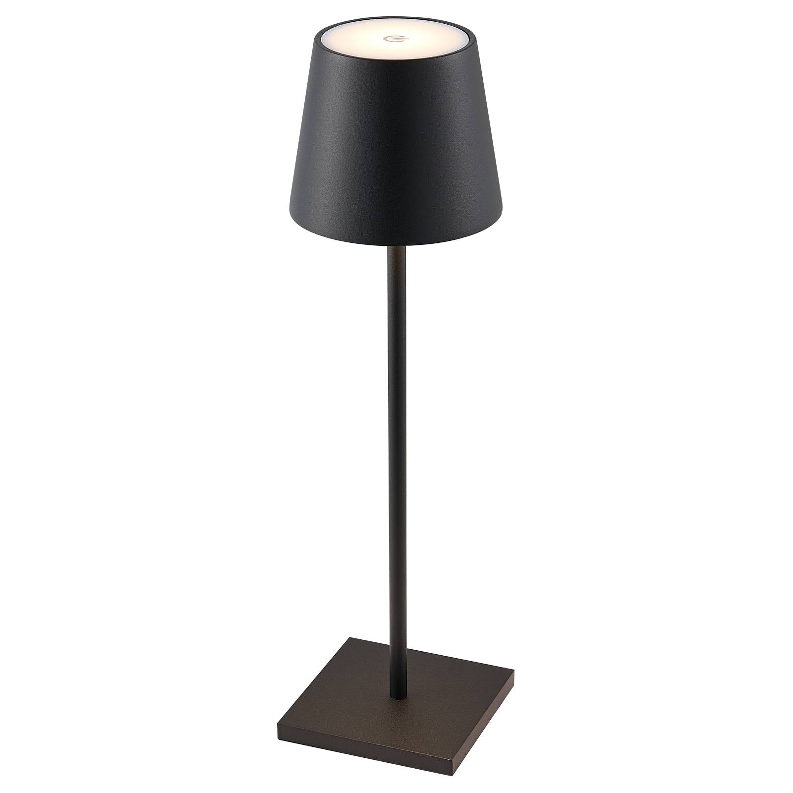 Clio Rechargeable Table Lamp, Black