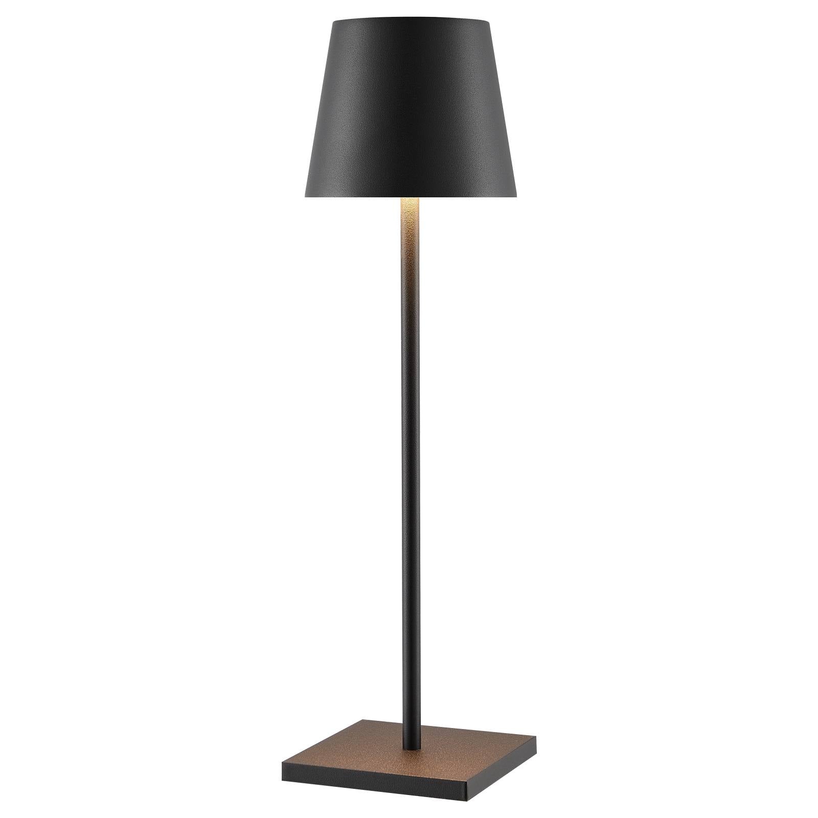 Clio Rechargeable Table Lamp, Black