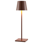 Clio Rechargeable Table Lamp, Brown