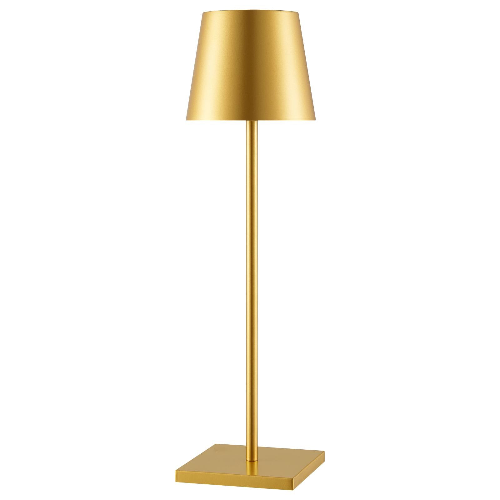 Clio Rechargeable Table Lamp, Gold