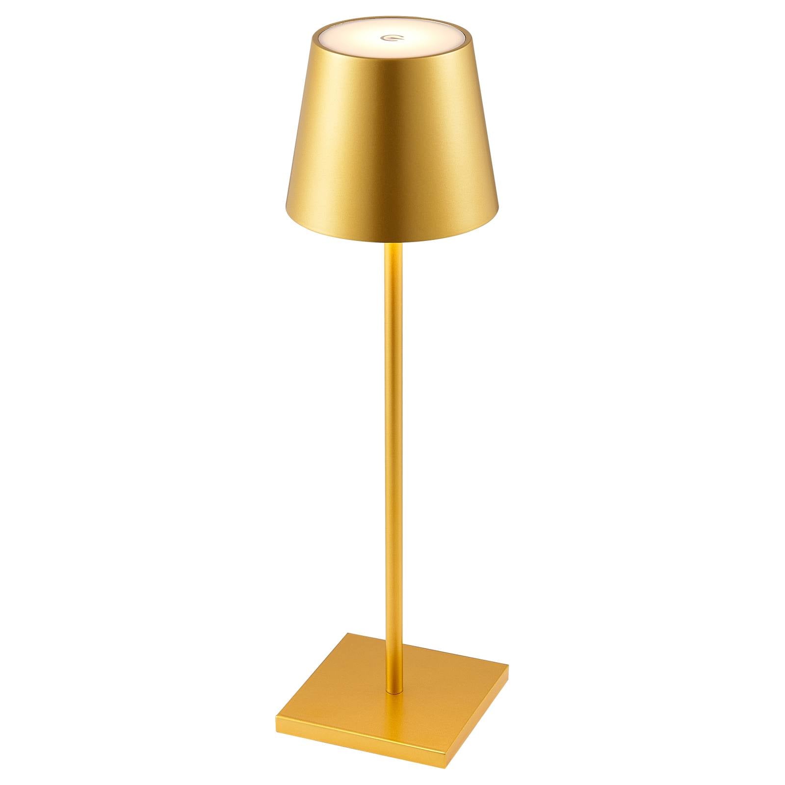 Clio Rechargeable Table Lamp, Gold