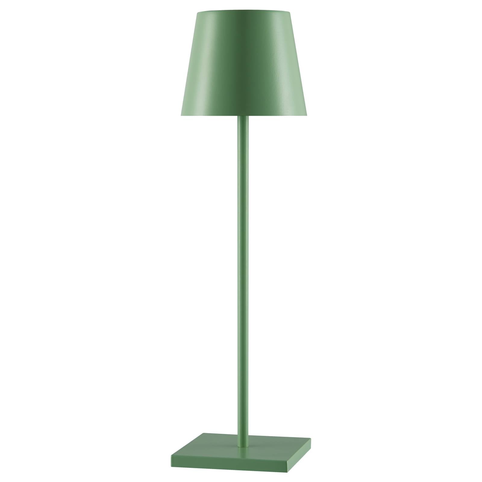Clio Rechargeable Table Lamp, Green
