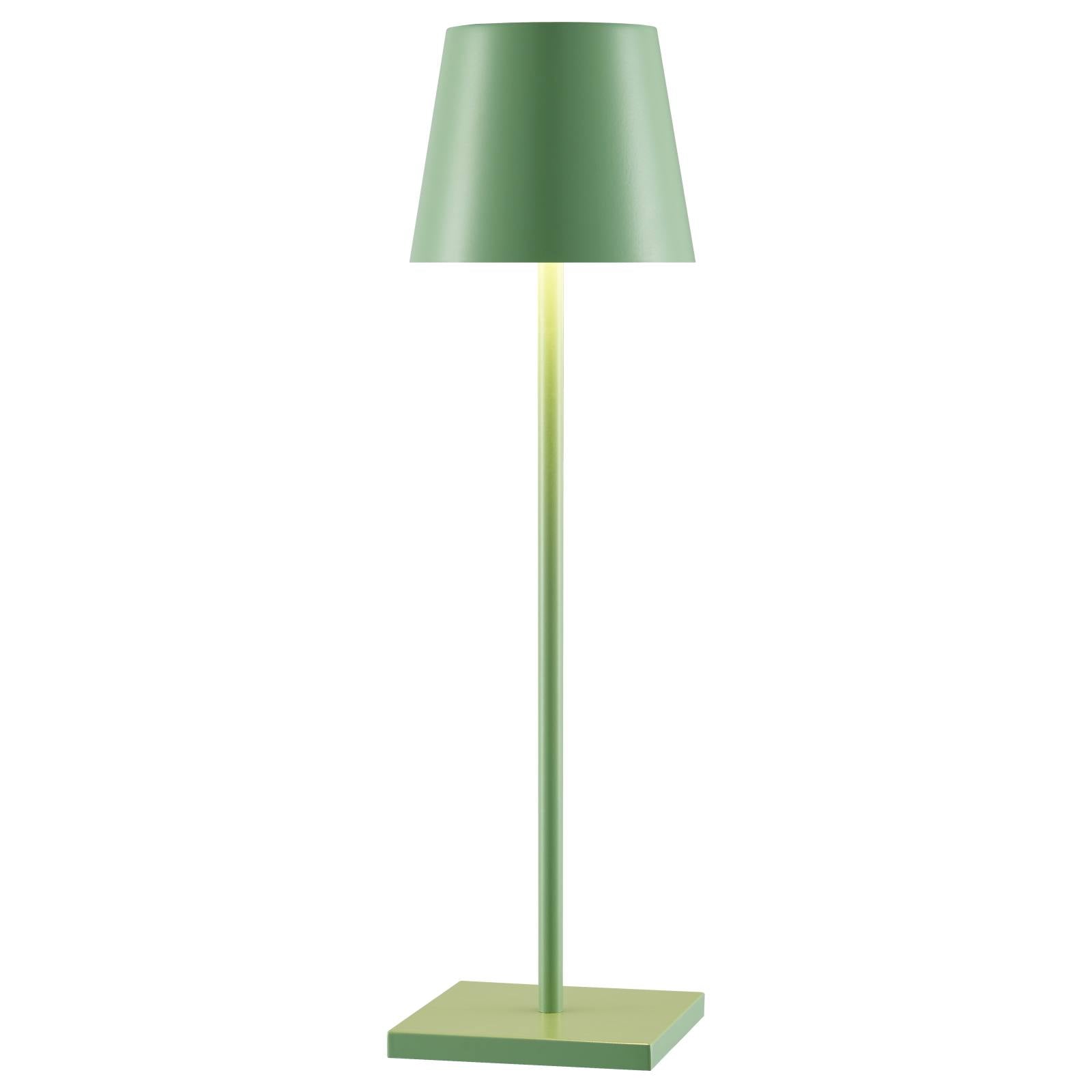 Clio Rechargeable Table Lamp, Green
