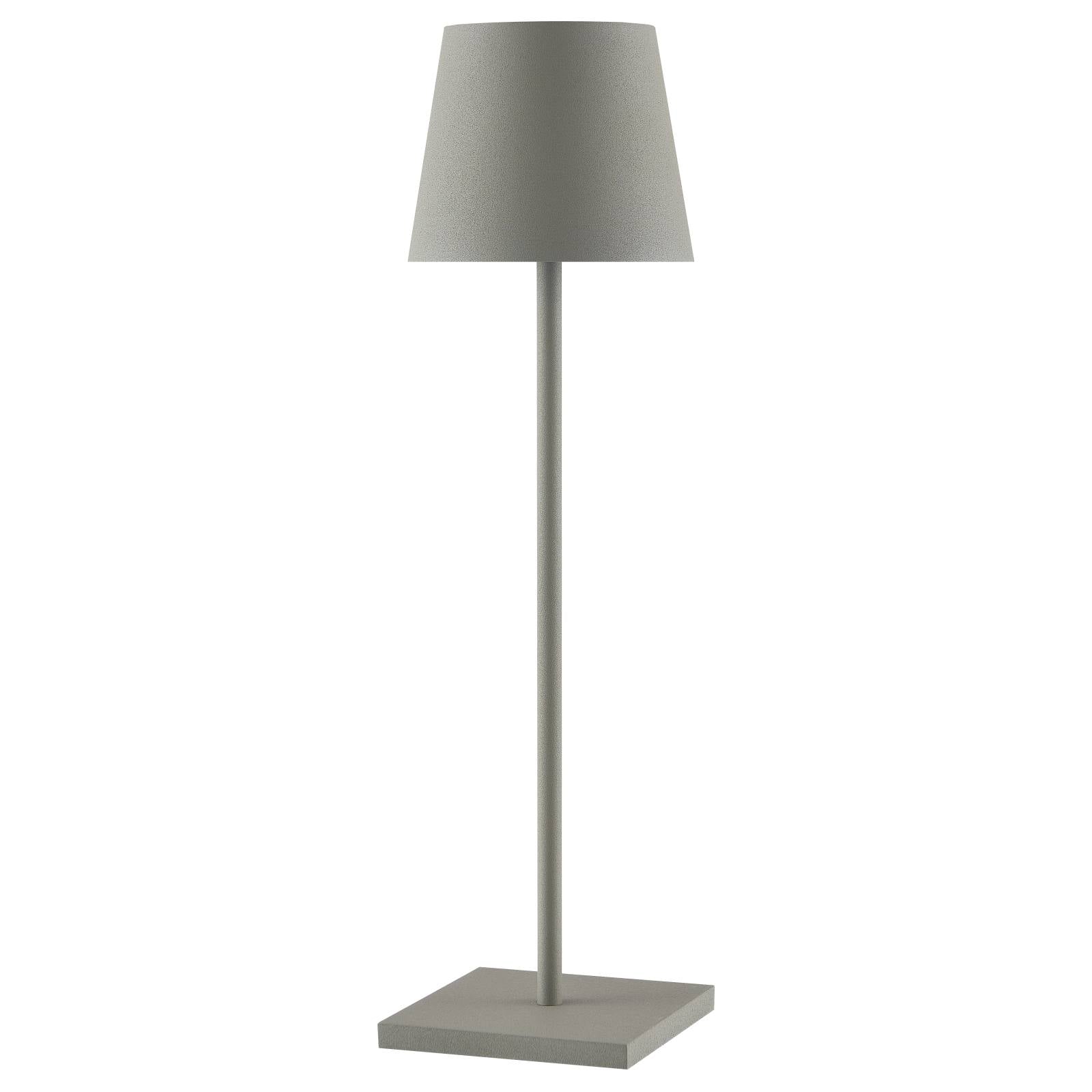 Clio Rechargeable Table Lamp, Grey