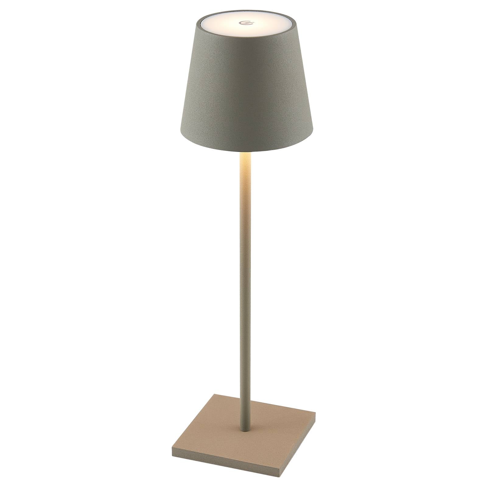 Clio Rechargeable Table Lamp, Grey