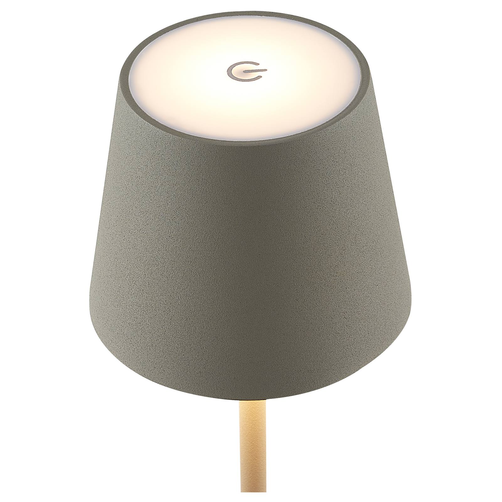 Clio Rechargeable Table Lamp, Grey