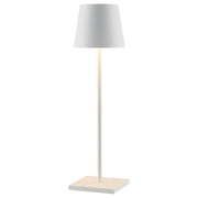 Clio Rechargeable Table Lamp, White