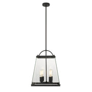 Colair 4 Light Solid Brass, Black